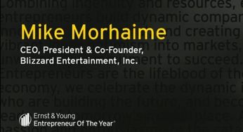 Mike Morhaime荣膺安永年度企业家奖 暴雪背后的传奇领袖